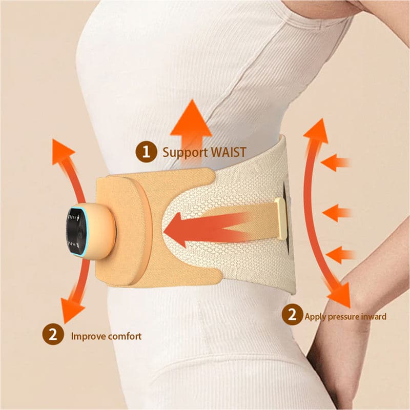 Heated Lumbar Massager Belt
